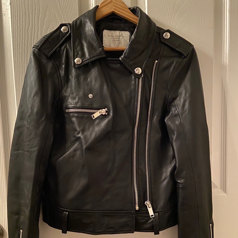 Lather jacket, Size S/M